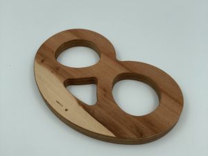 Dessous de plat en bois de fruitier - Pommier