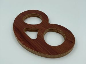 Dessous de plat en bois de fruitier - Prunier