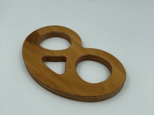 Dessous de plat en bois précieux- Citronnier