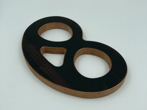 Dessous de plat en bois précieux- Ébène