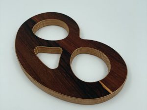 Dessous de plat en bois précieux- Palissandre